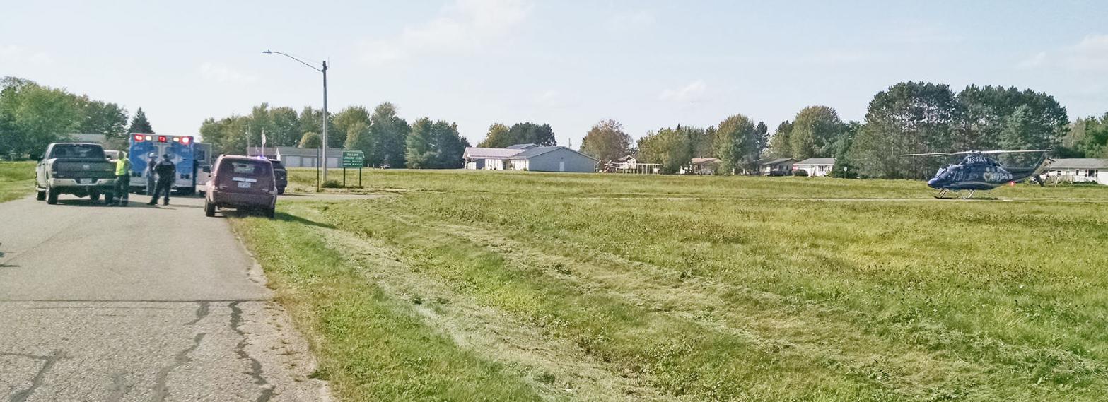 Grain bin accident
